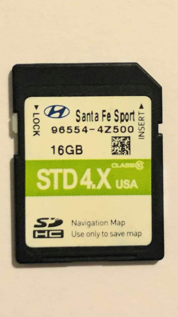 4Z500 2015 2016 Hyundai Santa Fe Sport (SANTAFE) Navigation MAP SD Card,GPS,U.S.A OEM 96554-4Z500