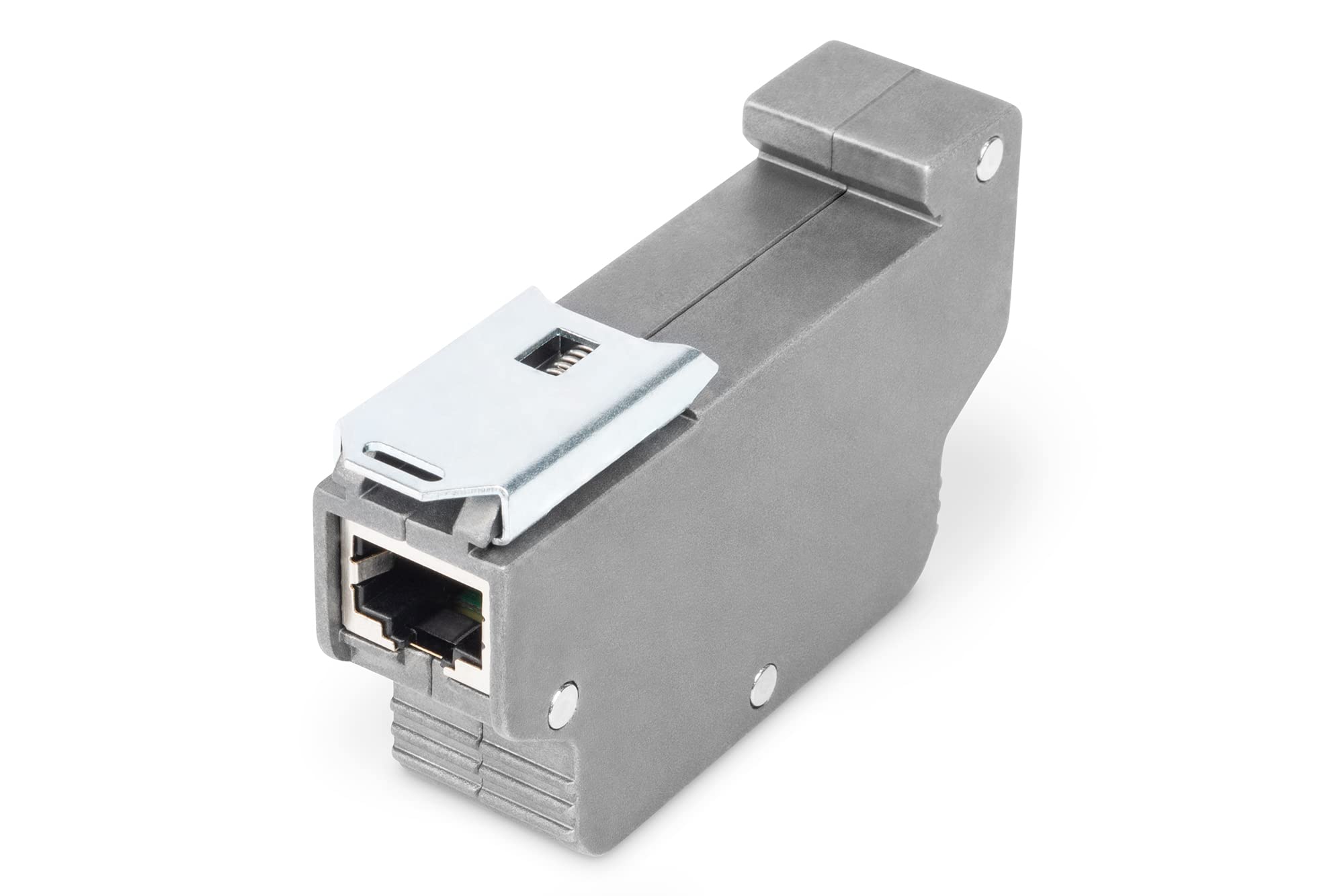 DIGITUS Protezione contro le sovratensioni PoE - fino a 10 kV - 2x porta RJ45 - PoE++ - montaggio su guida DIN - classe di protezione IP40 - 10/100/1000Mbps