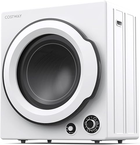 MEDIMALL Secadora compacta de lavandería secadora portátil de ropa de 132 libras con tambor de acero inoxidable filtración de 3 capas y 5 programas