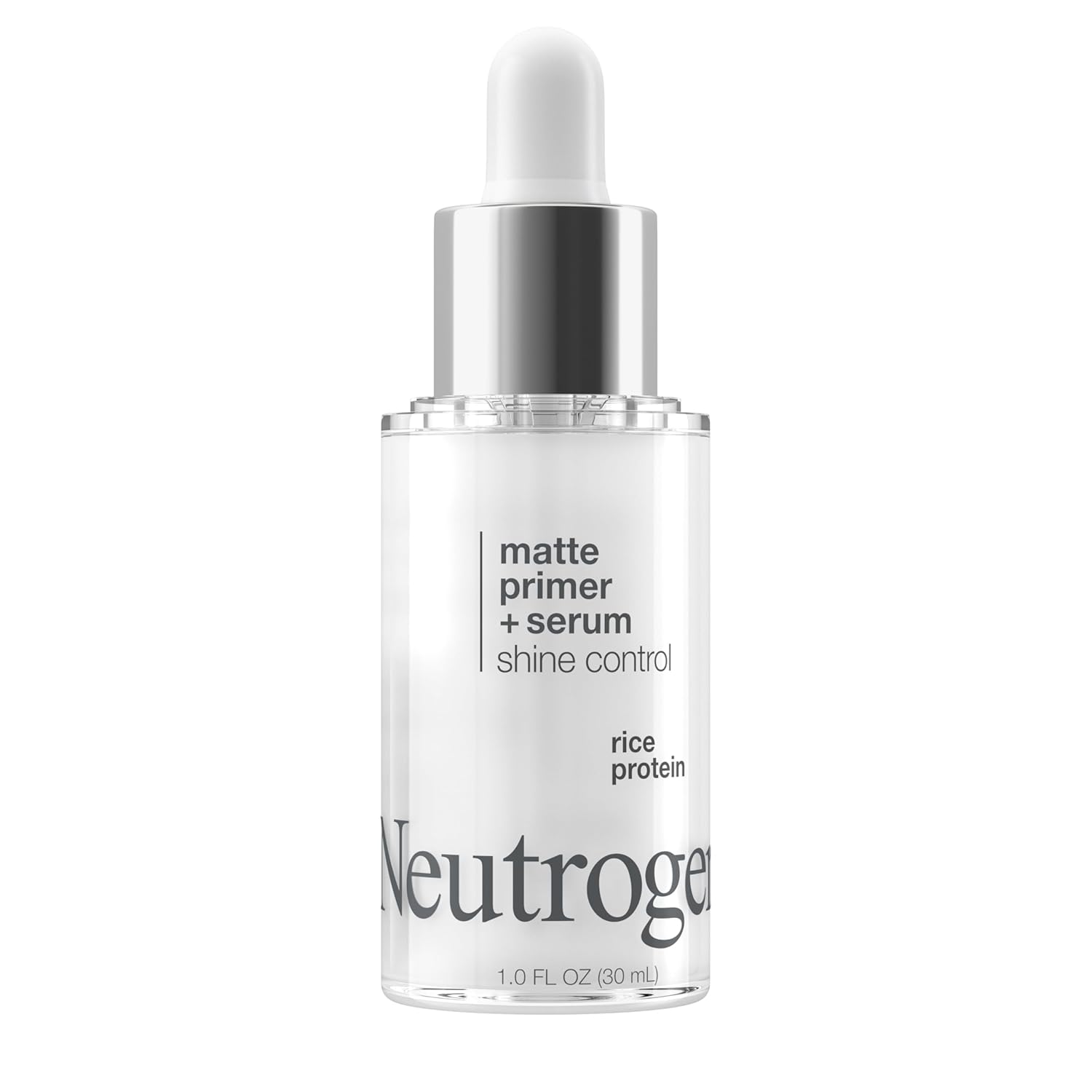 Neutrogena Shine Control Matte Booster Face Primer & Serum, Skin-Mattifying Serum-to-Primer with Rice Protein, Absorbs Excess Oil & Keeps Skin Shine Free, 1.0 fl. oz - Image 7