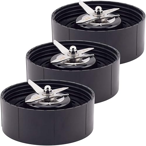 Juego de 3 cuchillas extractoras de repuesto compatibles con batidoras NutriBullet RX N17-1001 de 1700 vatios