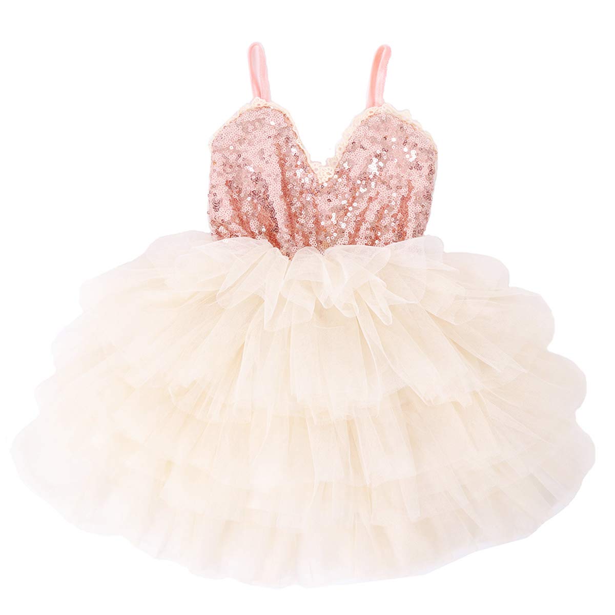 Cilucugirls Dress Toddler Kids Party Dress Sequin Tutu Pageant Lace |  Desertcart Aruba