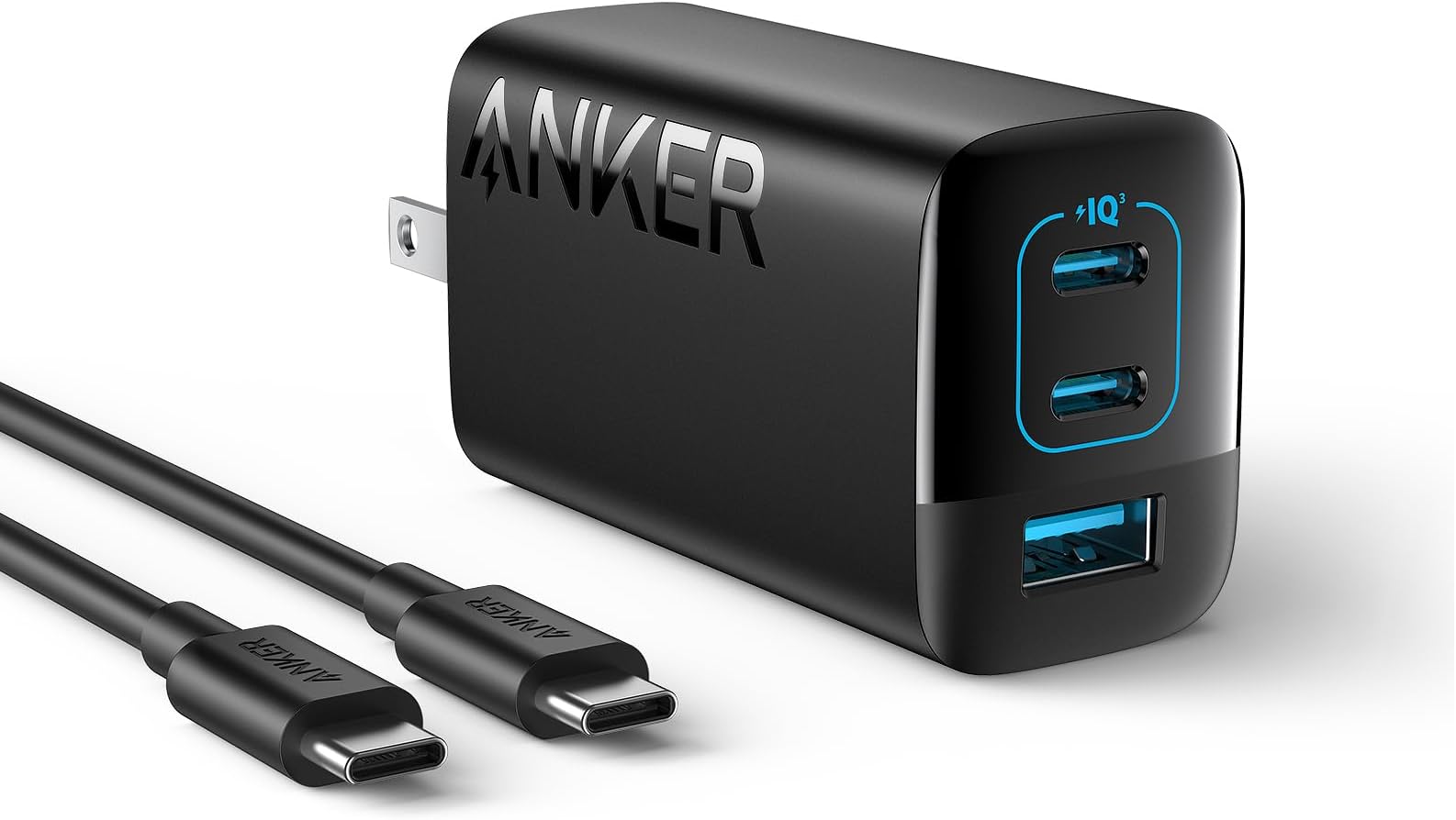 Amazon Anker Charger (67W, 3Port) 【USB PD対応/PSE技術基準適合/折りたたみ式プラグ
