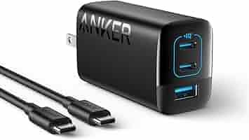 Amazon | Anker Charger (67W, 3-Port) with USB-C & USB-C