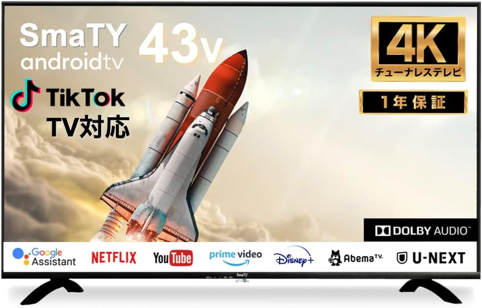 人気定番 Android TV FASTLIFE 4K 43V型 agapeeurope.org