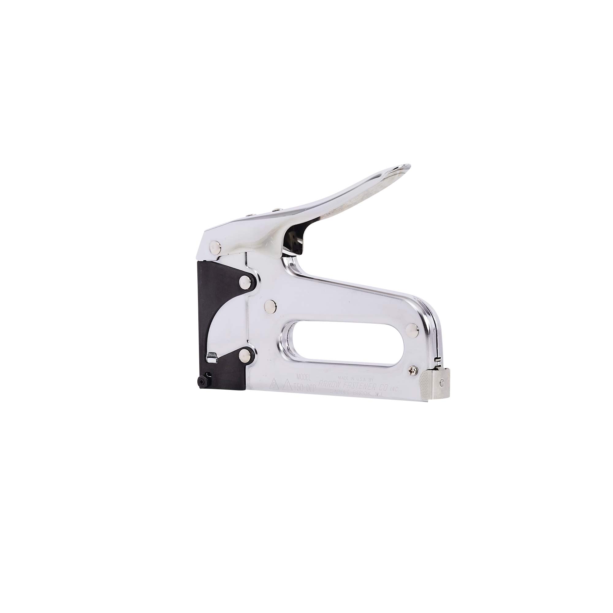 Arrow T50OC Heavy Duty Outward Clinch Heftpistole Manueller Hefter für Verpackung und Boxen, verwendet T50 Heftklammern in 3/8 Zoll, 1/2 Zoll und 9/16 Zoll