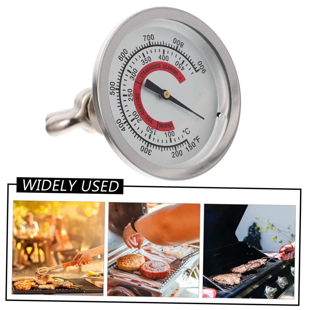 BESPORTBLE 5pezzi Termometro Da Forno Professionale Inossidabile Misuratore Di Temperatura Per Bbq e Cottura Strumento Di Precisione Per Grill e Forni Elettrici Per Cucina Domestica e