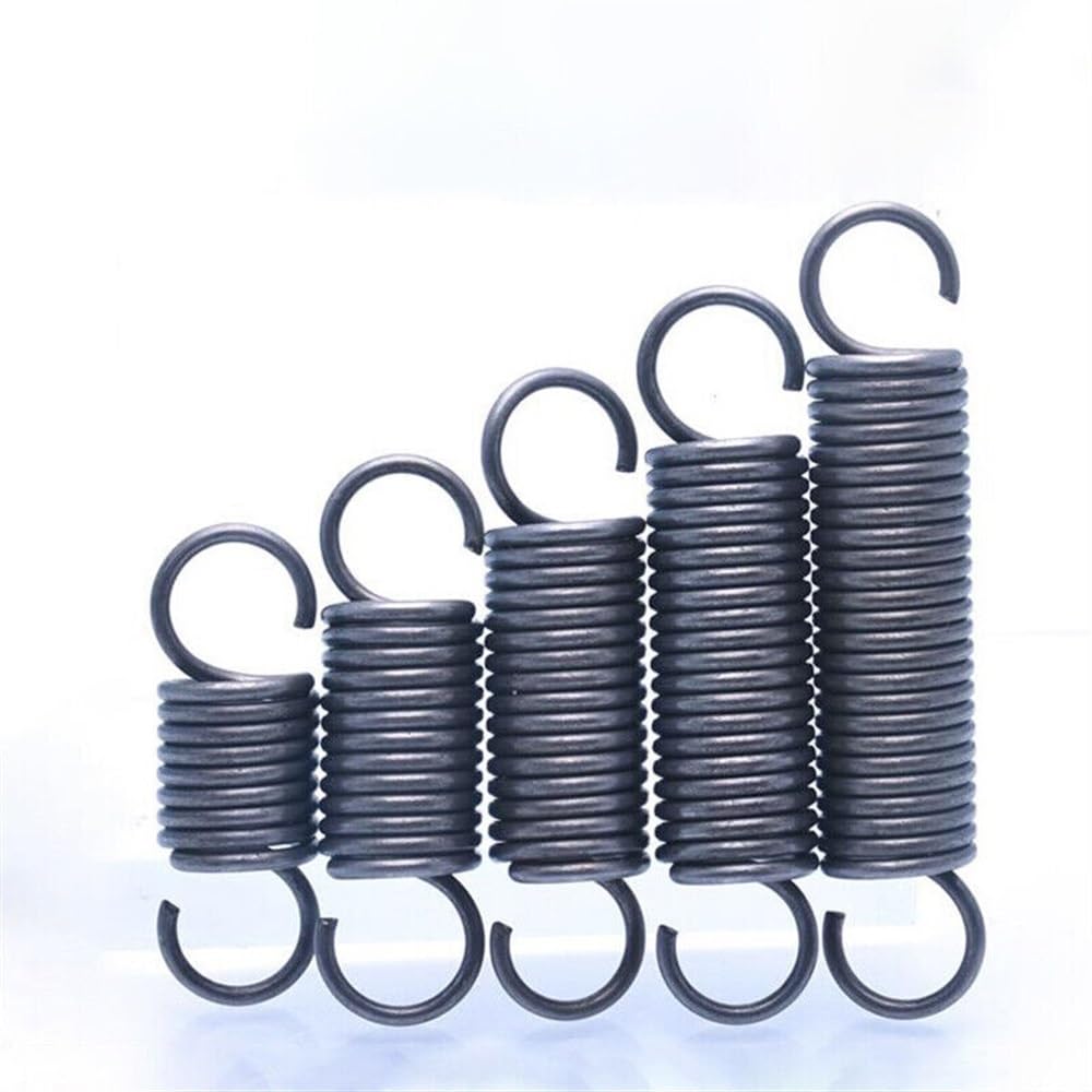 2pcs Hook Extension Tension Spring Wire Dia 2.5mm Springs Steel Mini Size Spring Heavy Duty Spring Length 60-300mm Springs(2.5 * 20 * 80)