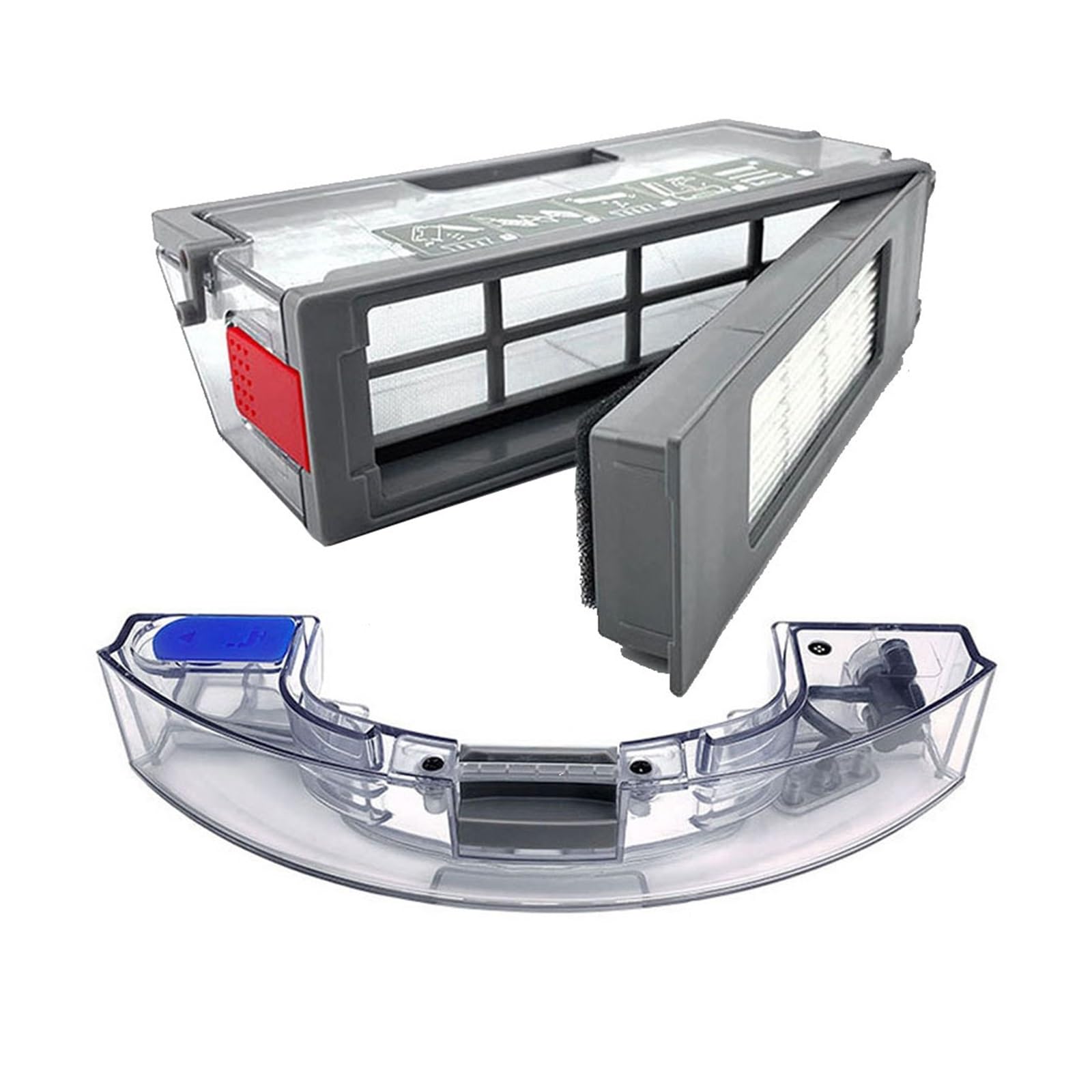 kvcccss Dust Box & Water Tank ，Compatible For Ecovacs，DJ65 Robot Vacuum Cleaner(Set-1)