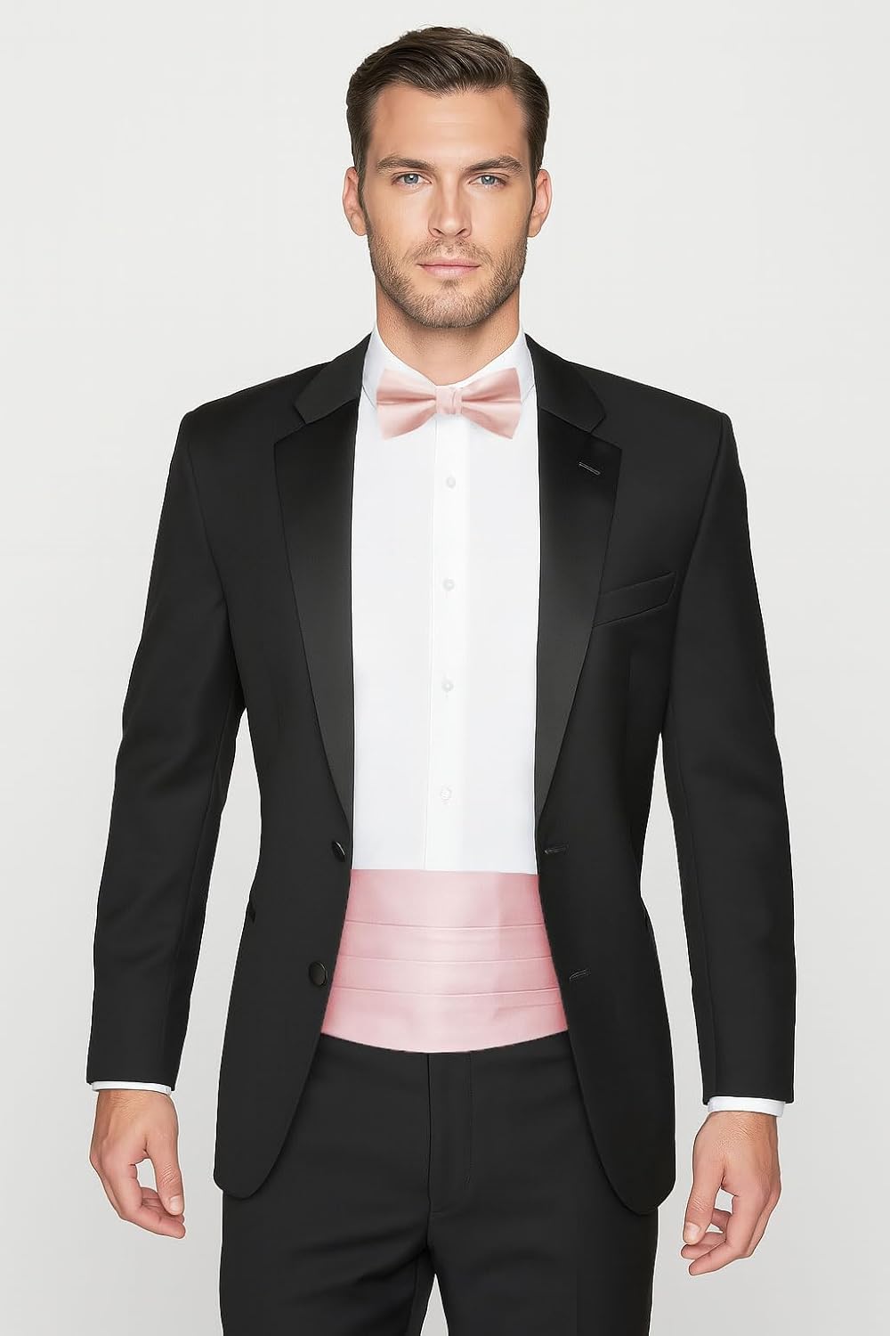 Spring Notion Men's Cummerbund and Bow Tie Set