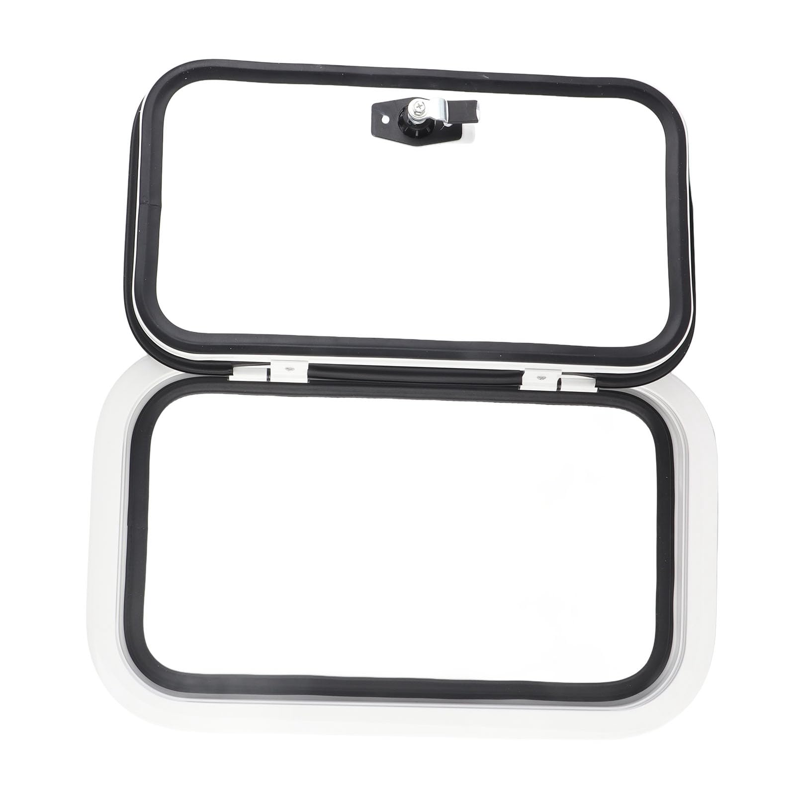 Rangement pour Camping-car Robuste 500 X 300 Mm avec Coins Arrondis avec Serrure Plate à Pression et clé pour Porte à Bagages RV Porte à Bagages RV H500 W300 Mm Coin Arrondi Une
