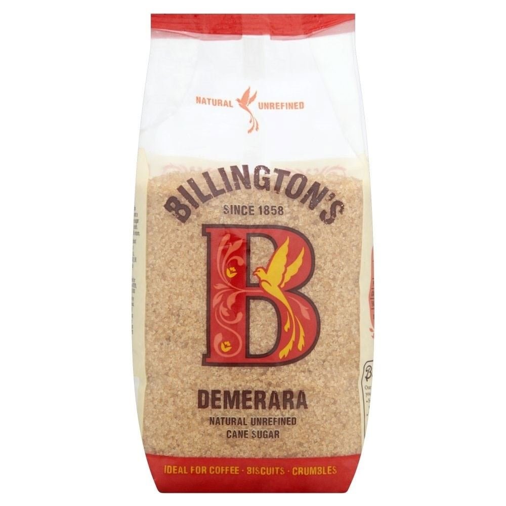 Billington'sNatural Demerara Unrefined Cane Sugar (1Kg) - Pack of 2