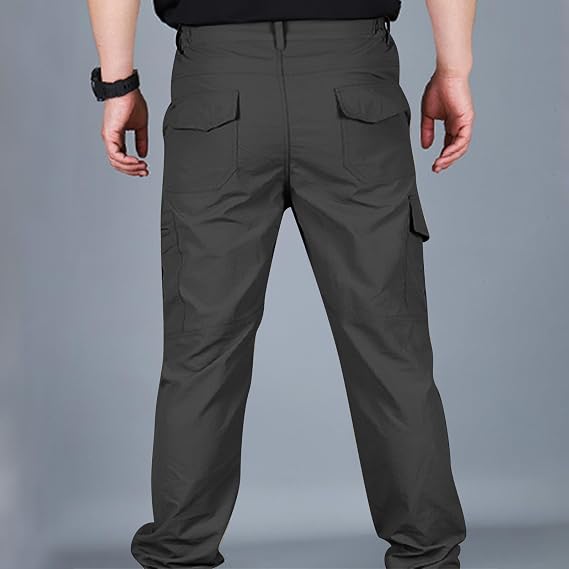 Tactical Pants for Men Water Resistant Ripstop Cargo Pants Lightweight Quick Dry Outdoor Hiking Pant Work Trousers