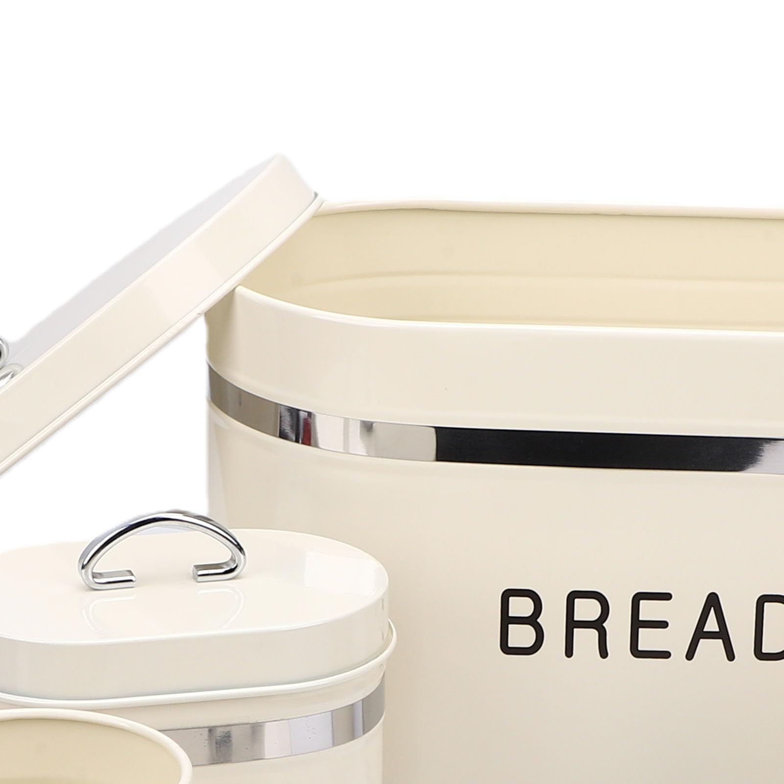 Tangxi Set di Contenitori Robusti per la Scatola del Pane, Coperchi Ermetici in Materiale Premium, Soluzione di Conservazione Efficiente per Cuochi e Panettieri (WHITE)