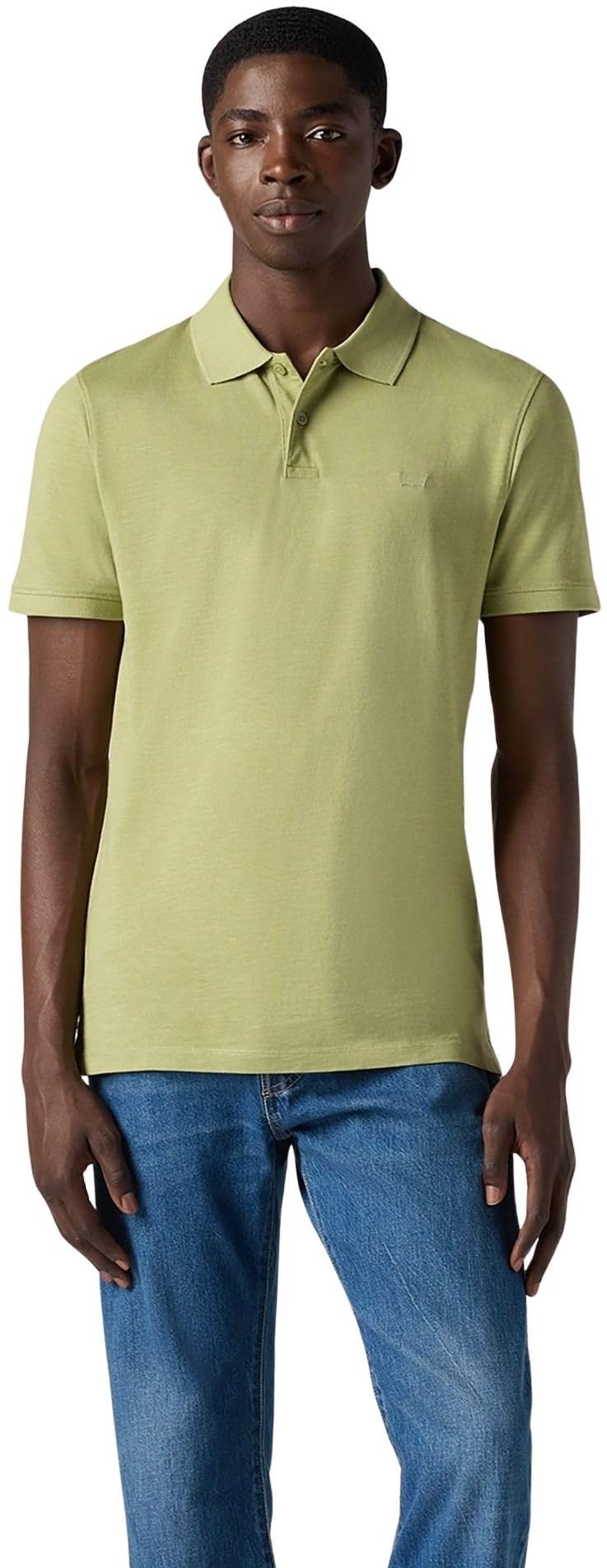 Levi's Men's Short Sleeve Polo Shirt Housemark with Stretch, Slim Fit, Green (Sage), XL