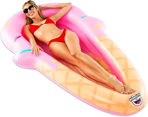 Miniatura 4 de BigMouth Inc. Large Funny Inflatable Raft, Guarded Sides & Headrest, 6 ft Long Heavy Duty Pool Float