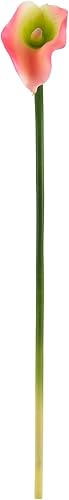 Miniatura 6 de Nearly Natural 19.5" flor de lirio de cala (juego de 12) crema artificial para plantas