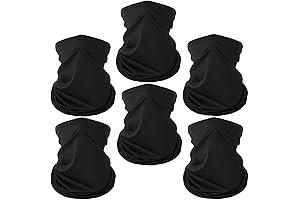 6 Pack Bandanas Face Cover
