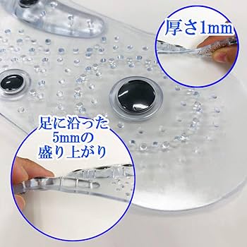 Amazon.co.jp: 磁気インソール 中敷 衝撃吸収 健康 グッズ 足ツボ 通気