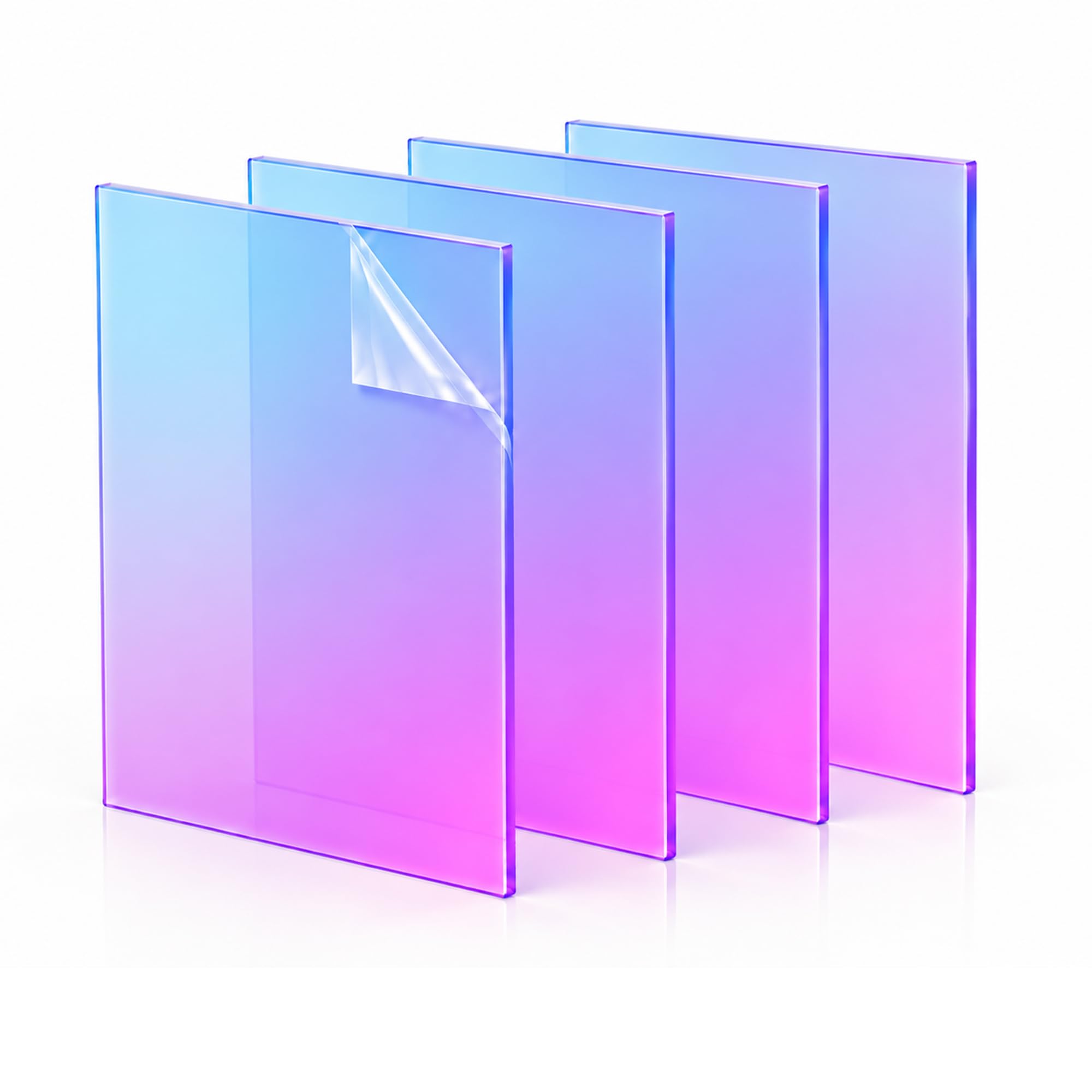 Iridescent Acrylic Sheets - Laser Cutting Pack -7