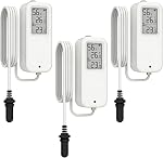 DAYTECH Thermomètre à réfrigérateur WiFi Alarme de thermomètre de congélateur intelligent avec alertes d'application, moniteur numérique de température à distance pour la maison/le bureau/le restaurant, aucun Hub requis, 1 ensemble
