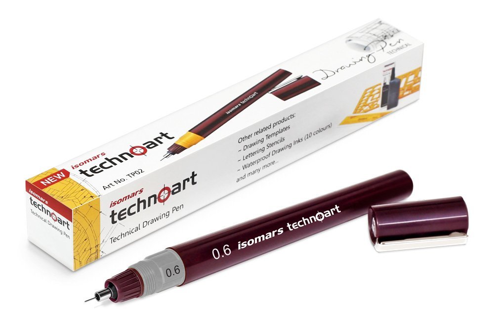 Isomars Technoart Drawing Pen, 0.6 mm Size
