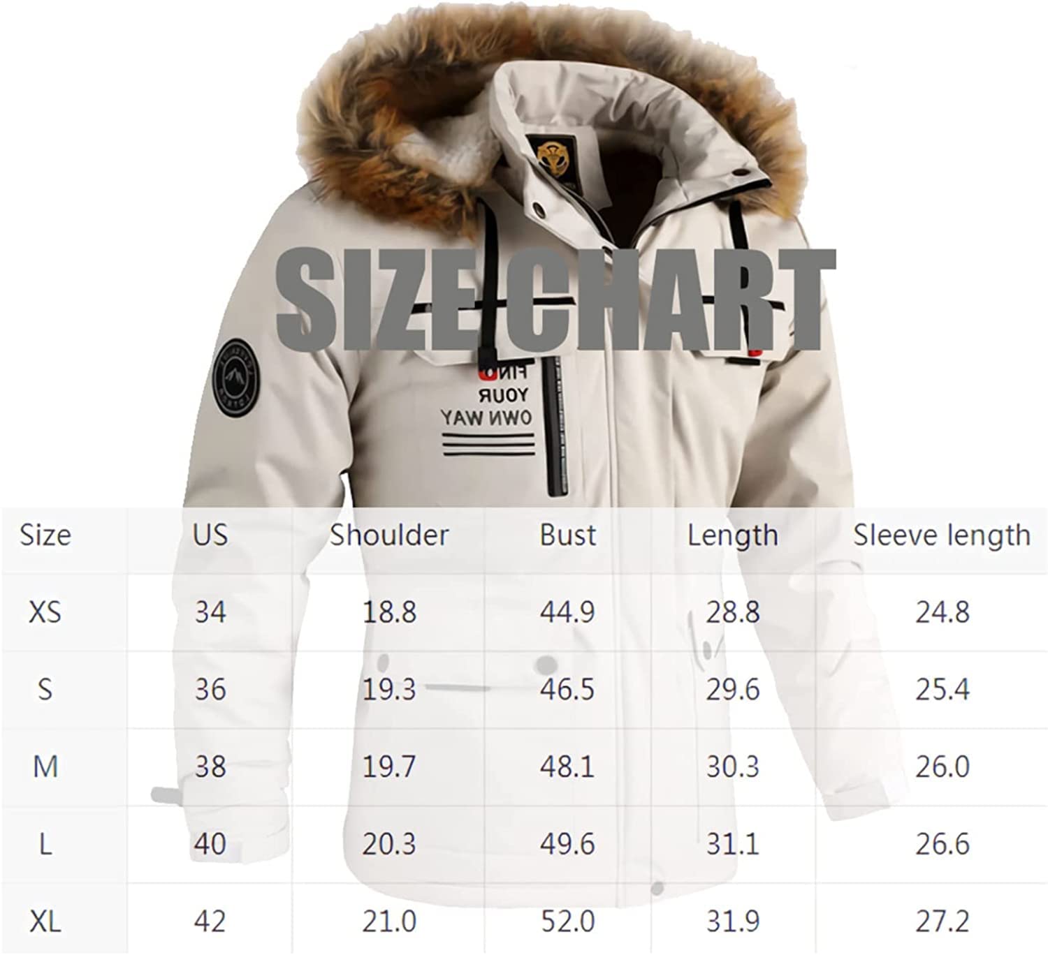 Giacca Invernale da Uomo con Zip Trapuntata Giacca di Fodera Plaid Calda Giacca di Flanella con Cappuccio Cappotto Invernale Giacca Impermeabile con Cappuccio da Uomo Giacca Sci