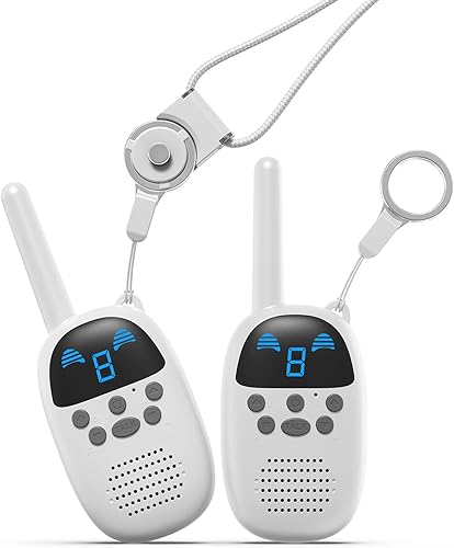 CONNECOM FRS Walkie Talkies para niños de 3 a 12 años de edad, los mejores regalos para niños y niñas, radios para niños, par de radio bidireccional
