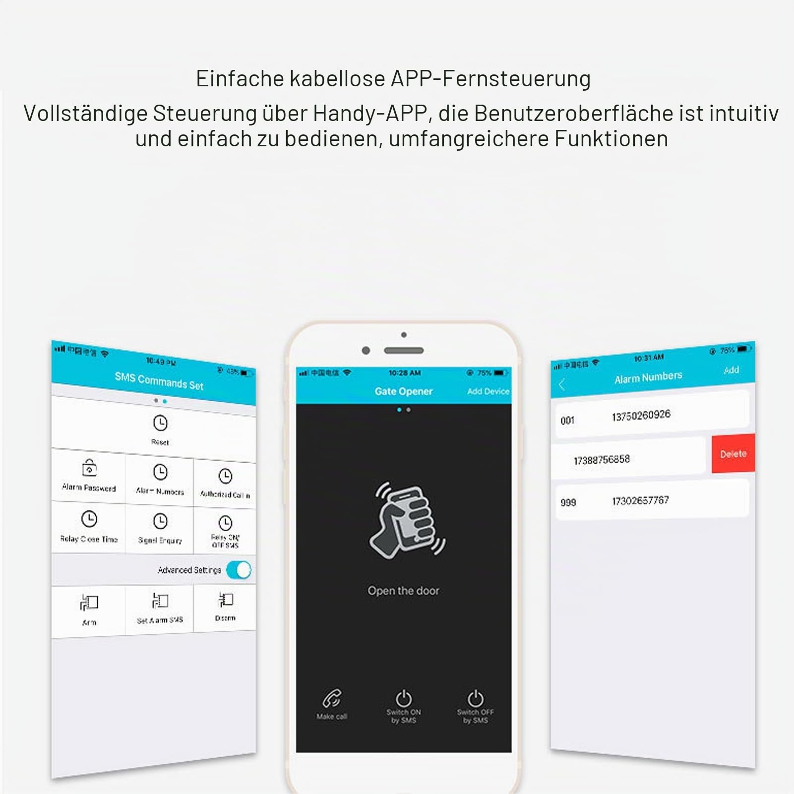 GSM Toröffner RTU5024 4G SMS Smart Alarm Smart ID Erkennung WiFi Fernbedienung GSM Fernbedienung Toröffner