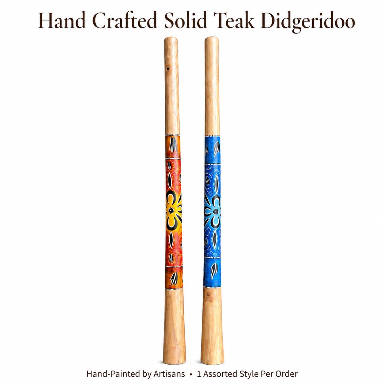 ディジュリドゥ 木製 アボリジニアート風 ディジュリドゥ 木製 アボリジニアート風 Amazon.com: Jive Didgeridoo