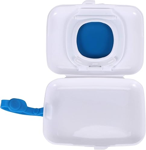 Miniatura 6 de pizarra Soporte de almacenamiento Caja de toallitas húmedas para niños, caja de toallitas de viaje, dispensador de cambio de bebé