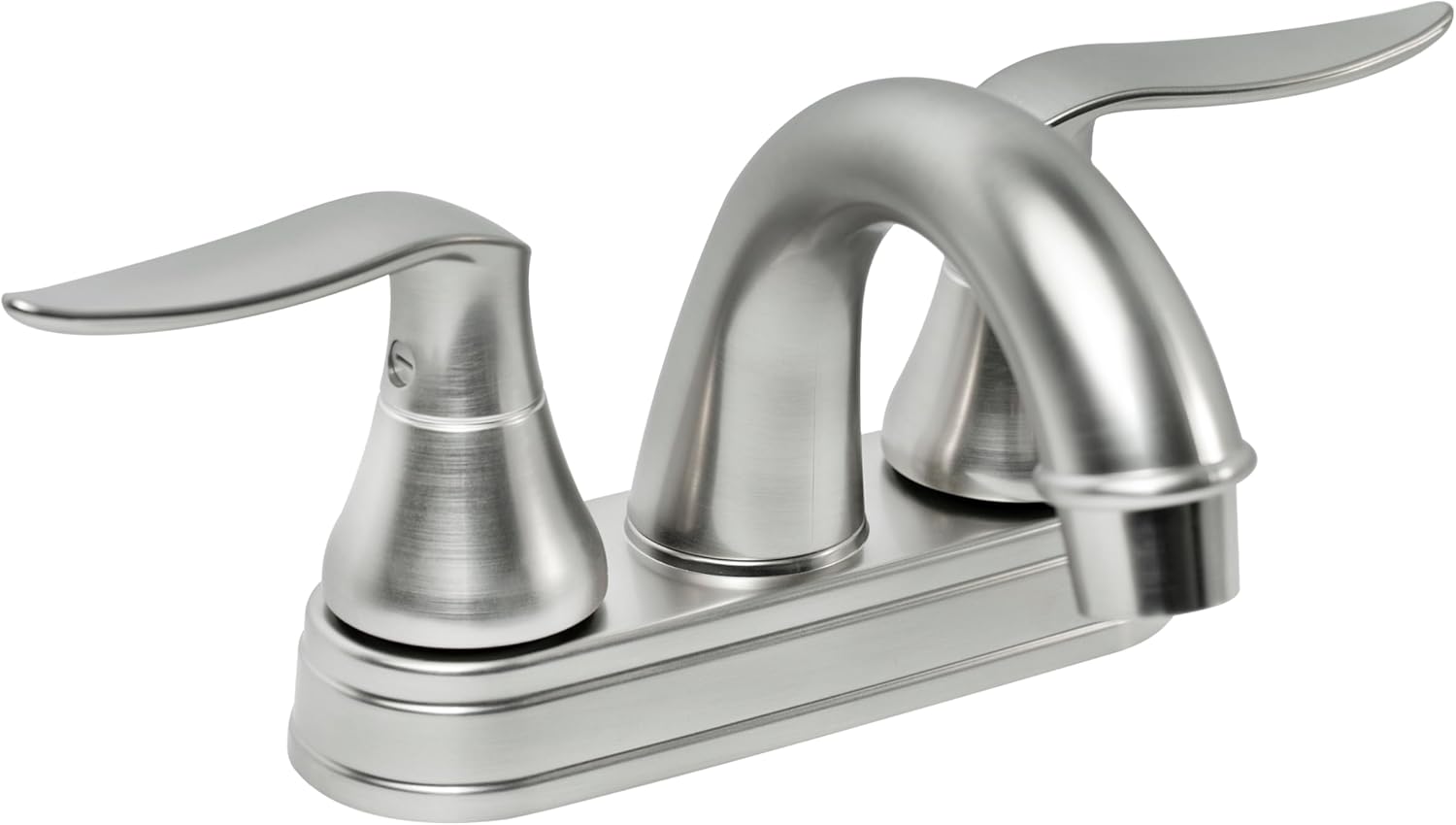 Dura Faucet Elegant Arc Spout RV Lavatory Faucet (Brushed Satin Nickel)