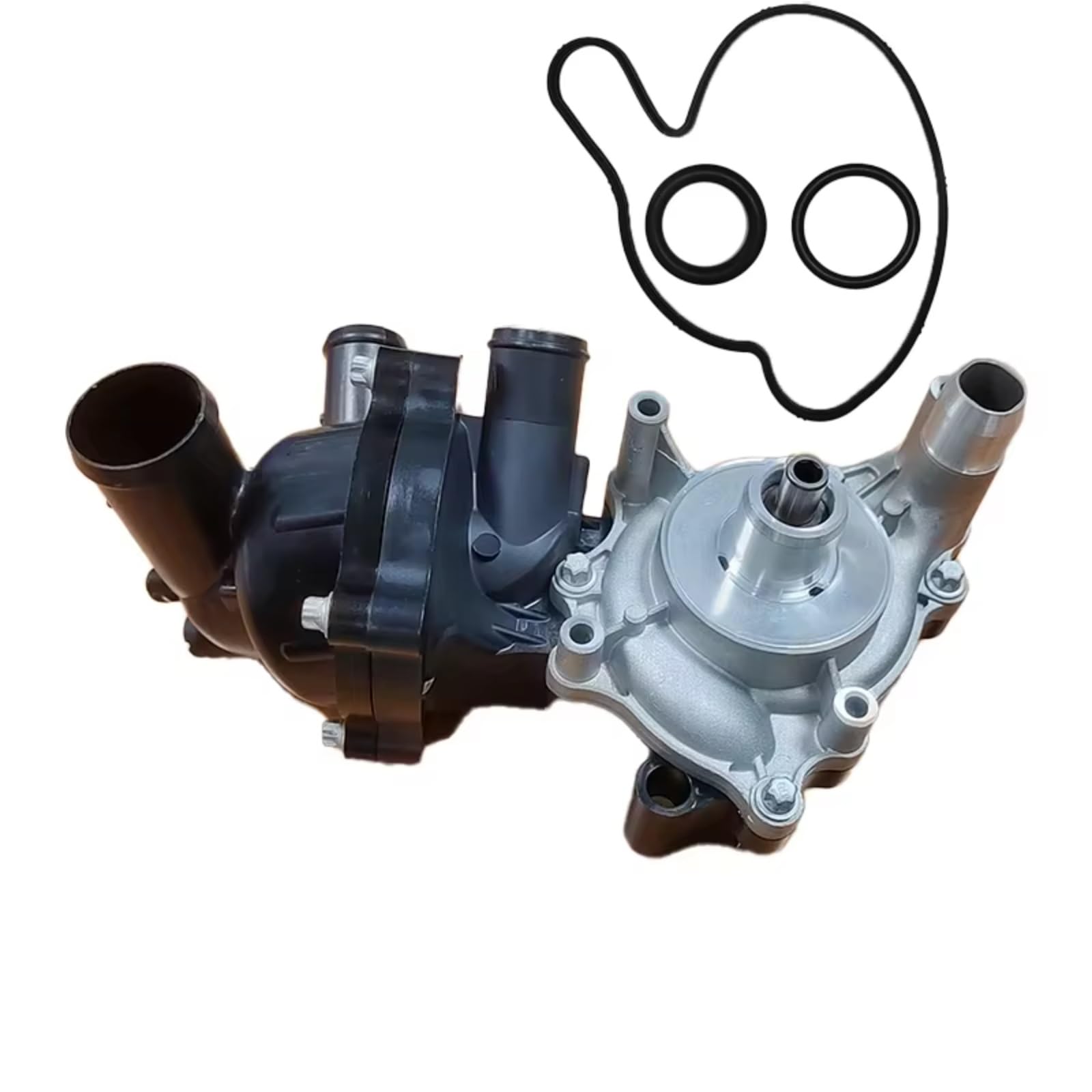Bomba de Agua Motor Compatible Con Para Touareg 7P 2013-2014 Para Touareg 2015-2017 Conjuntos Termostato Bomba Agua Refrigerante Motor Automóvil OEM 079121012D