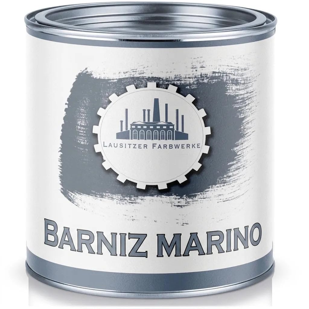 barniz marino tradicional 2K kit para GFK/Poliéster/Plástico incl. Endurecedor barniz marino brillante Pintura para barcos Pintura yates 2 componentes (10 L, Azul cielo RAL 5015) Lausitzer Farbwerke