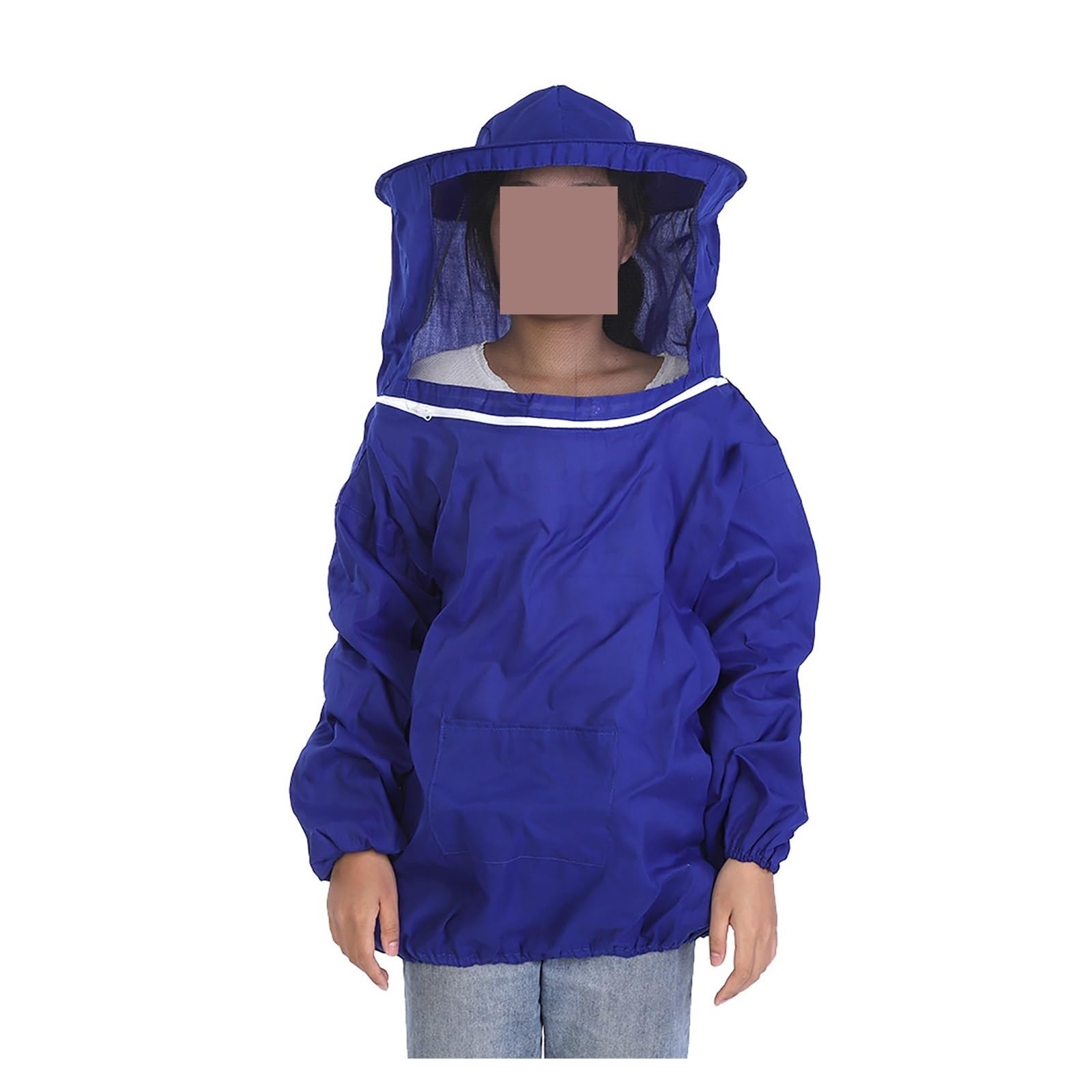 Beekeeping Protective Equipment Professional Beekeeping Jacket Beekeeper Equipment Beekeeping Suit(Blu)