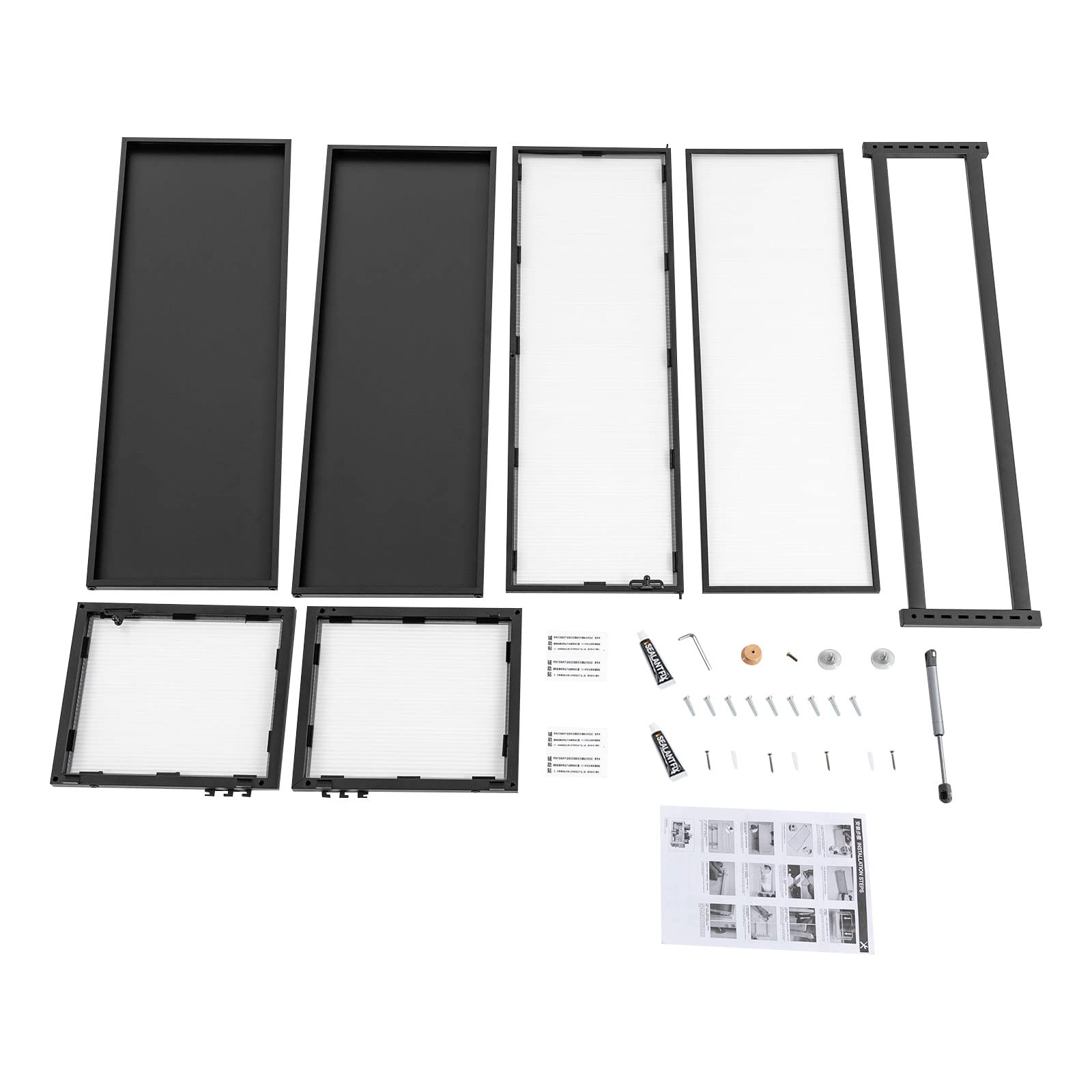 TENNIEX Wall Cabinet with Flip-up Door, Wall Mounted Metal Garage Cabinet Metal Wall Cabinet Wall Storage Cabinet for Garage, Kitchen, Living Room, Bedroom (Black, 31 * 11 * 11.8inch)