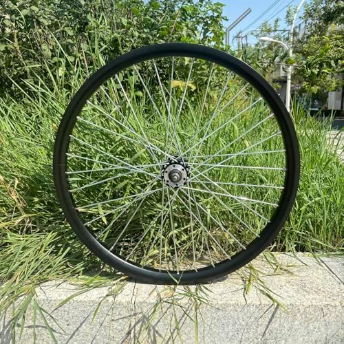 26" Bike Rear Wheel Double Wall Aluminum Wheel 680g Heavy Duty, Bike Wheel 10G 36 Spokes for MTB/Road/Cruiser Bicycles (Rim Size 22.44“)