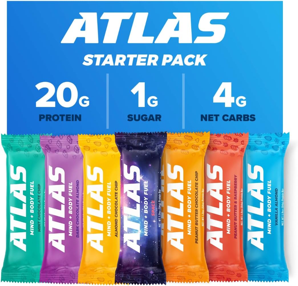 Atlas Bar - Real Protein Bar (Variety Pack)