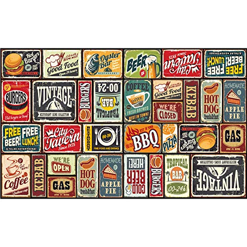 Sticker Adhésif de Décoration pour Table Basse IKEA Modèle Lack - Vintage - Dimensions 90 x 55 cm