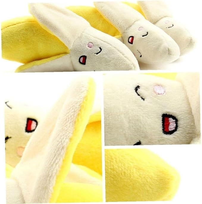 2Pcs Juguetes Perro, Peluche Chirriador Plátano, Suavel Dog Chew miniatura 3