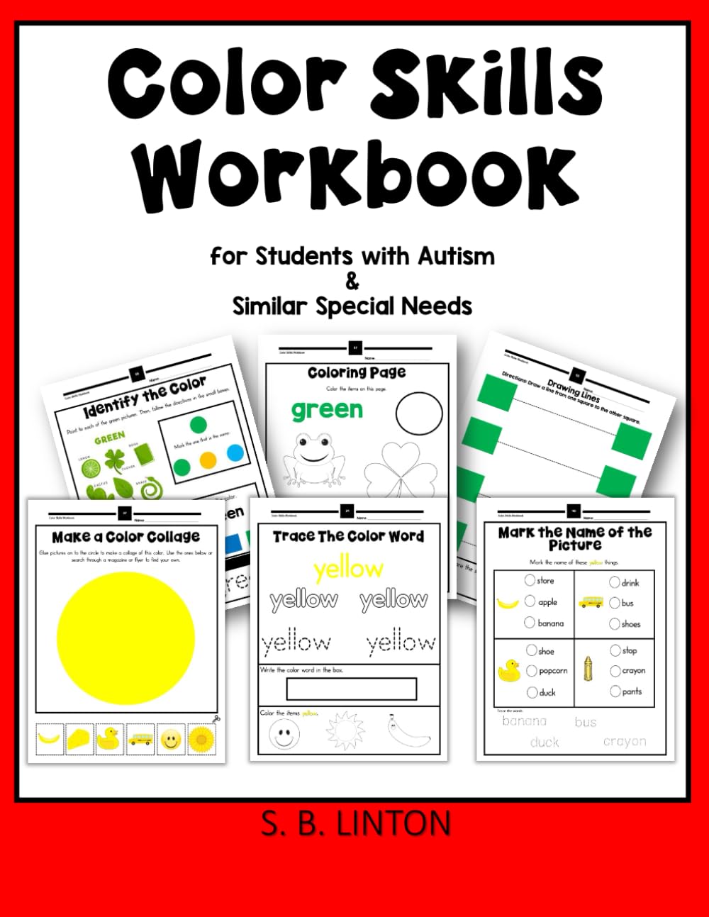 Color Skills Workbook for Students with Autism & Similar Special Needs