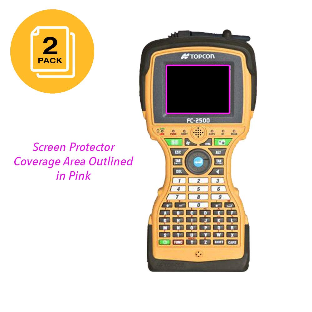 JAVOedge Ultra-Clear Screen Protector for Topcon FC-2500 (2 Pack)