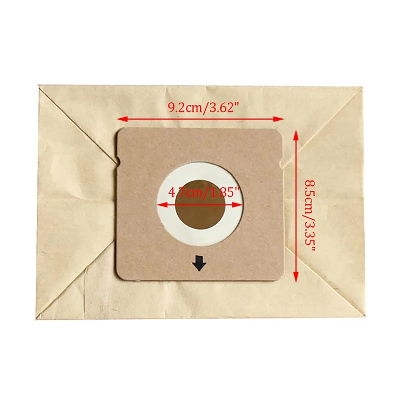 5 Sacchetti for La Polvere Universali Di Ricambio for Aspirapolvere, Sacchetto Di Carta(10pcs)