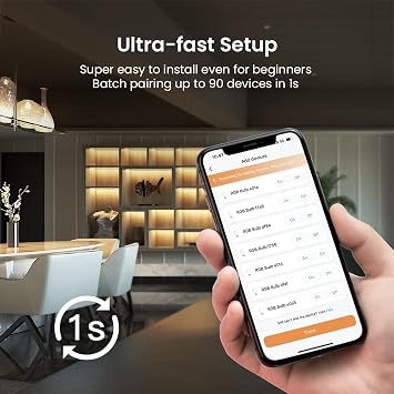 BroadLink Smart Home Starter Kit - Includes 3 Bulbs, 1 Scene Switch and 1 Hub, Uses FastCon and Bluetooth Low Energy Tech, Compatible with Alexa and Google Home