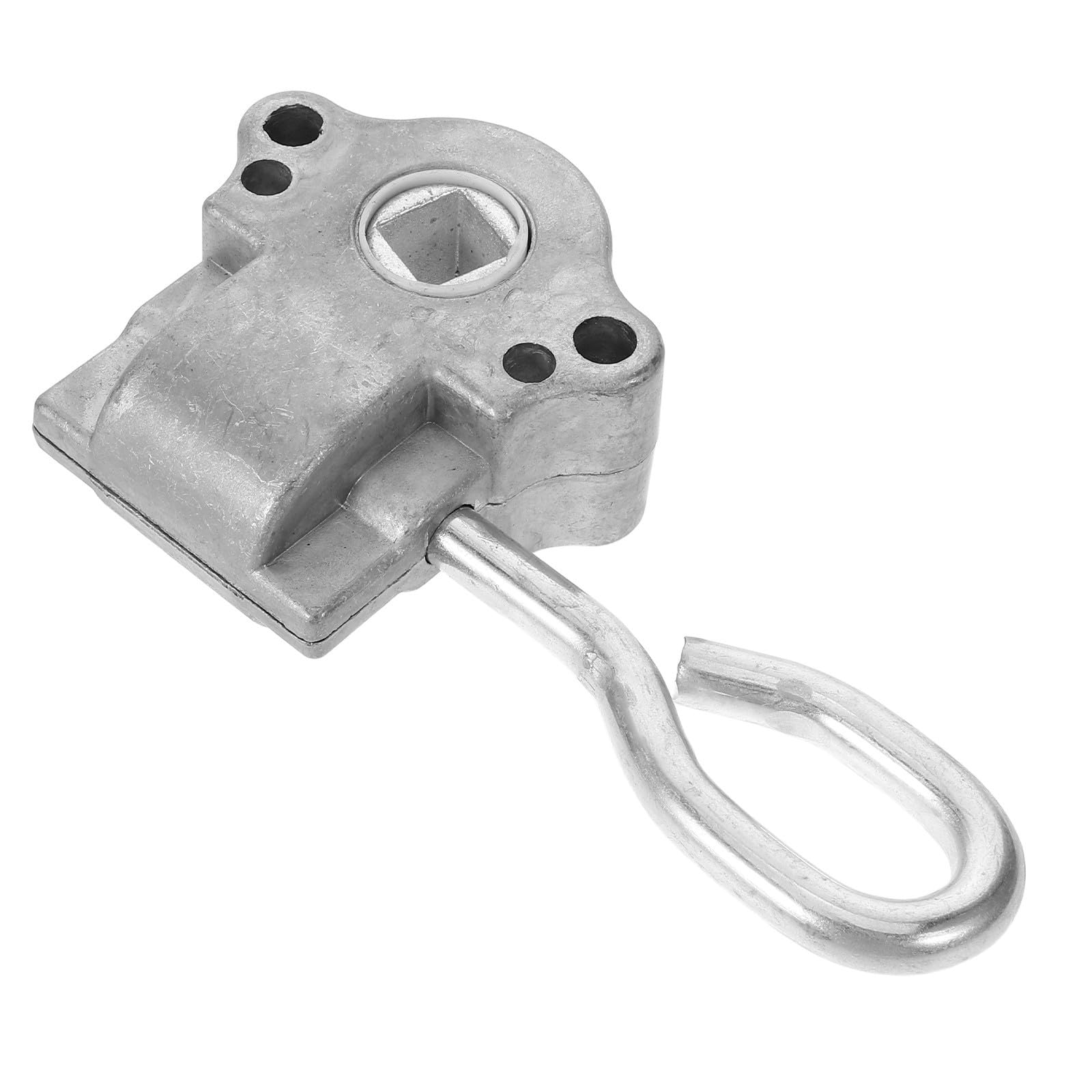 Conector del eje para toldos en entornos comerciales con cabezal de manivela suave y resistente