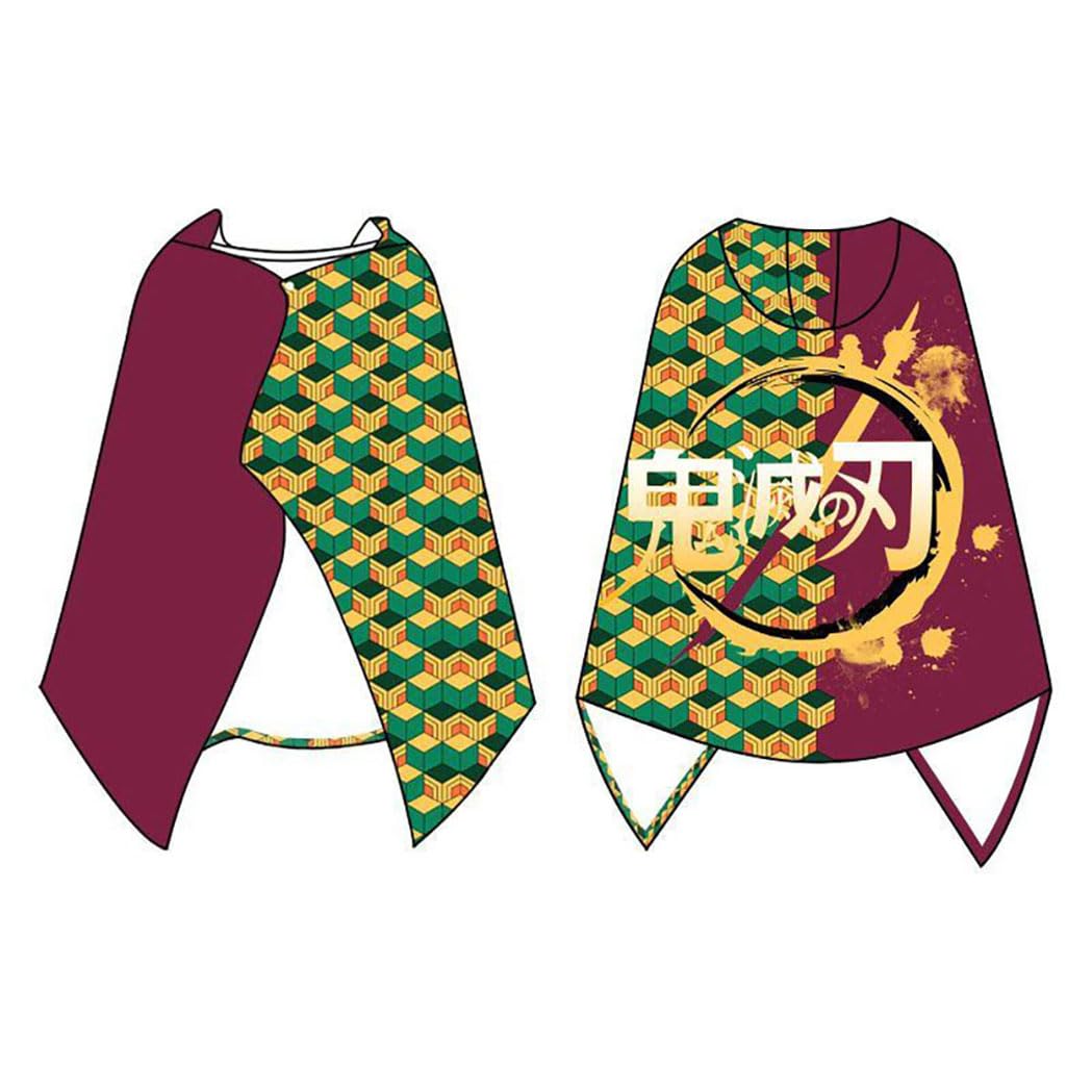 DACHENG Anime Hoodie Blanket Cape for demon-slayer-Giyuu-cosplay - Official License