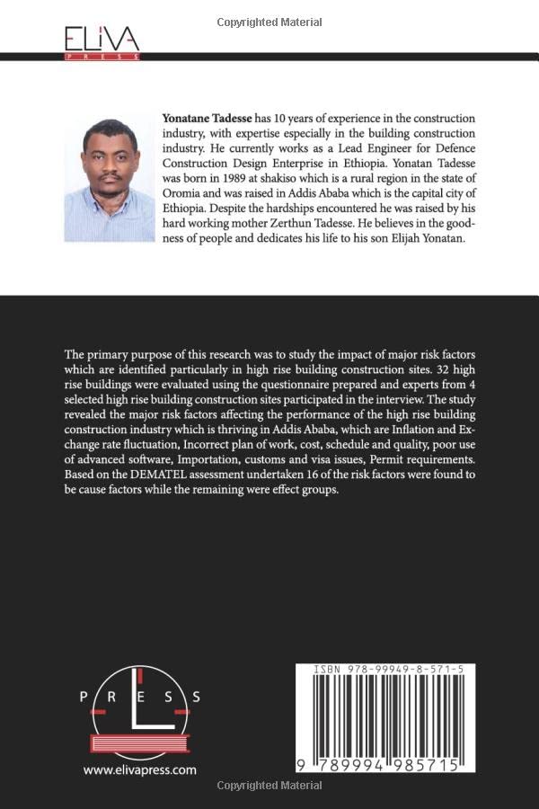 Addis Ababa Construction Risk Factors : livre d'analyse d'impact des projets de gratte-ciel