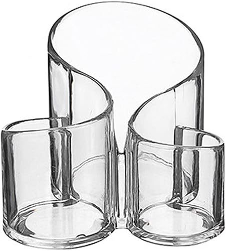 Caja de almacenamiento de brochas de maquillaje Soporte transparente de acrílico cosmético