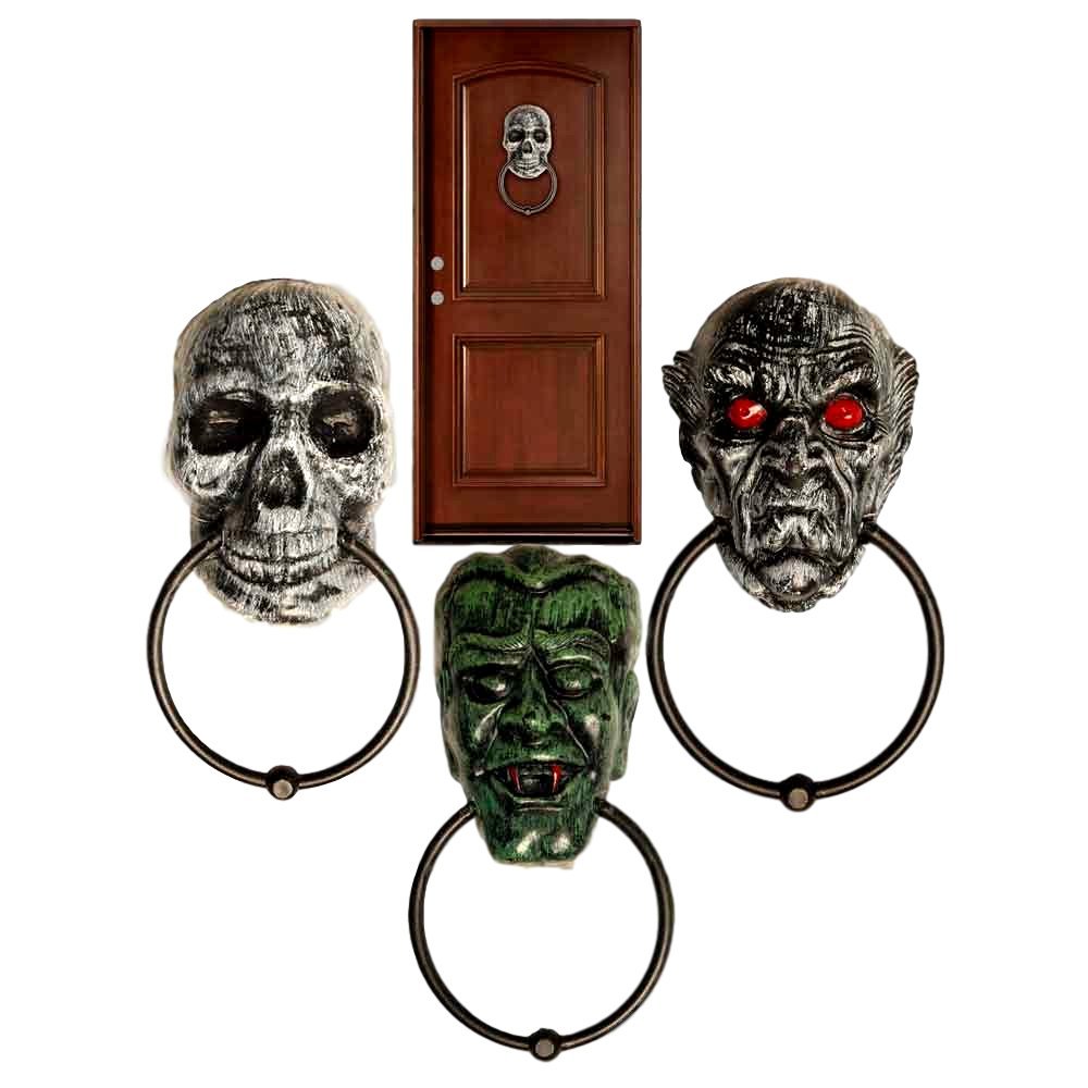 Scream Machine 1X Skull/ Monster Door Knocker- Halloween - Design Sent At Random