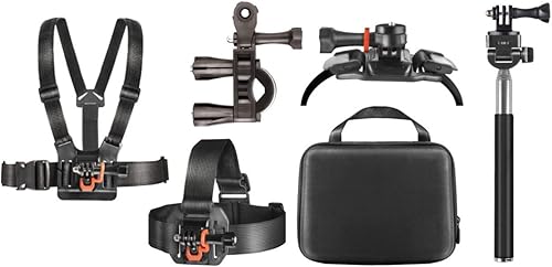 Miniatura 9 de DJI Osmo Action 3 - Cámara de acción  Paquete combinado de aventura con kit de acción para exteriores Deco Gear funda personalizada premium tarjeta